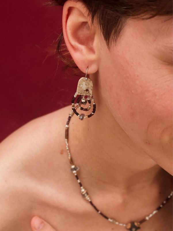 Earth adornment earrings | Megami