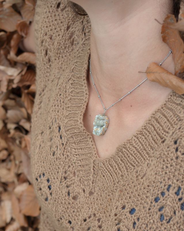 Soft embrace necklace | Oceaan jaspis