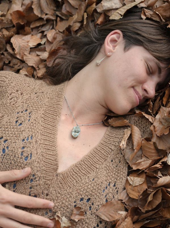 Soft embrace necklace | Oceaan jaspis