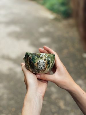 Crystal cup dalmatiër jaspis | Keramische kristalkopjes