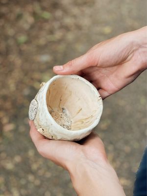 Earth cup sand | Natuurschatten in een kopje