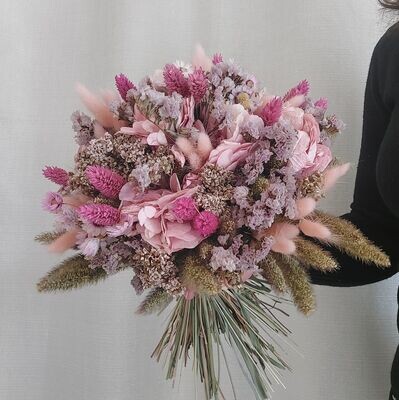Bouquet de fleurs séchées Laura - Fleuriste Influence Naturelle1