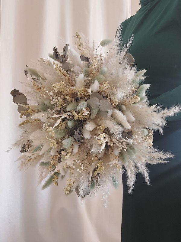 Bouquet de fleurs séchées boheme