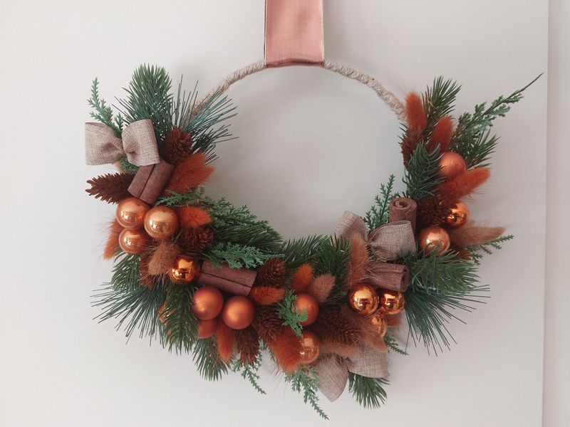 Couronne de Noël Terracotta 20cm