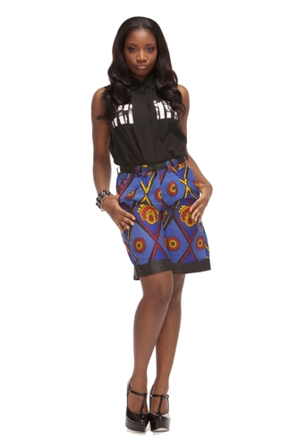 Turnup Hem Shorts - Blue