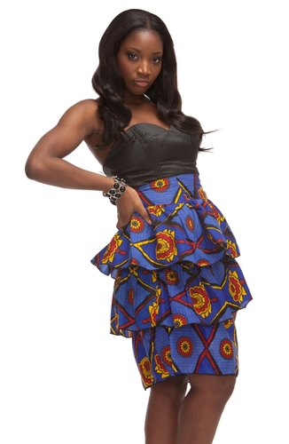 Layered Skirt - Blue