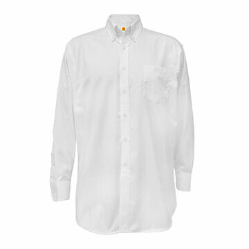 Boys White Oxford Shirt (Long Sleeve)
