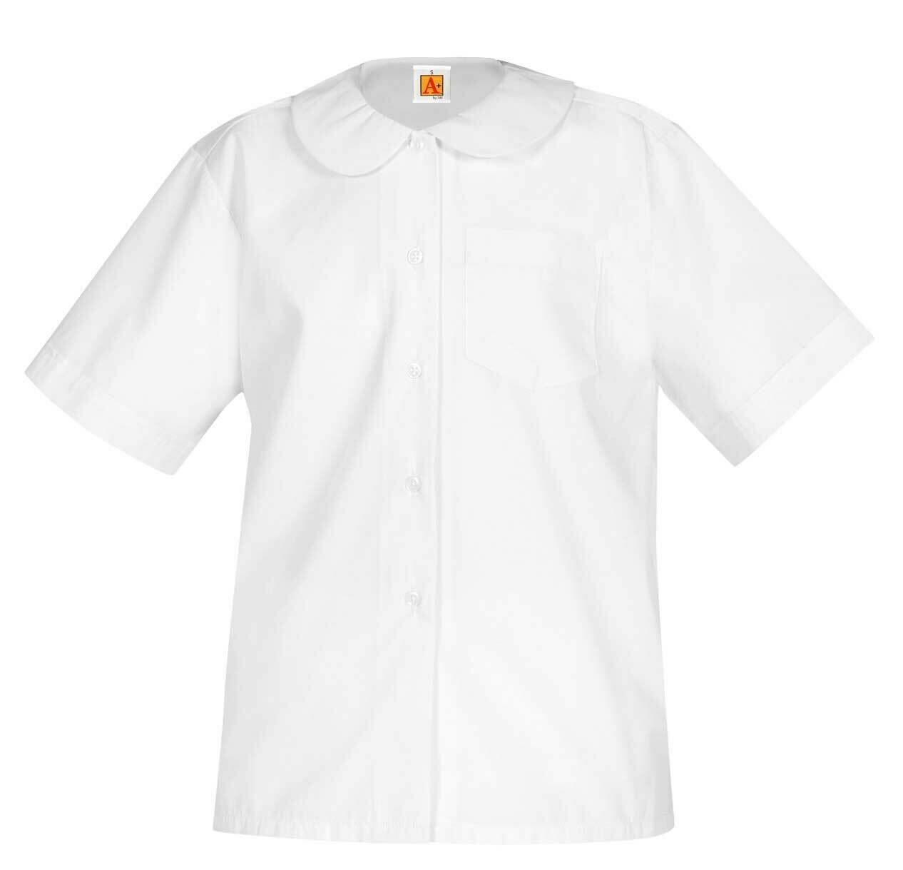 Peter Pan Collar Blouse (Short Sleeve)
