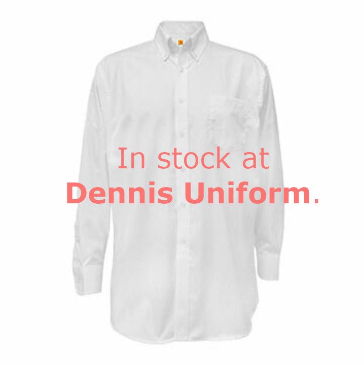 Boys White Oxford Shirt (Long Sleeve)