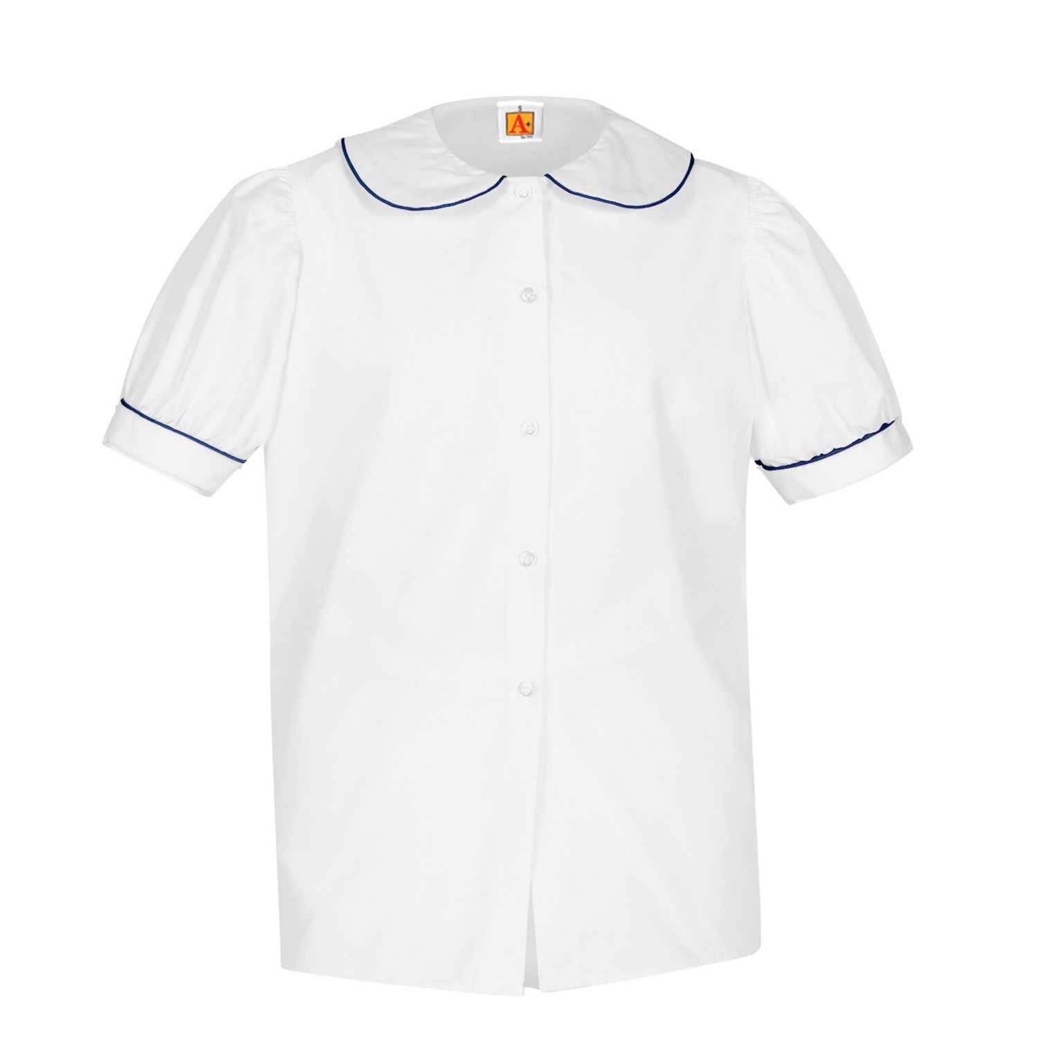 Puffed Short Sleeve Blouse