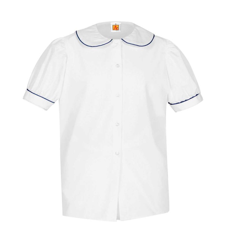 Puffed Short Sleeve Blouse