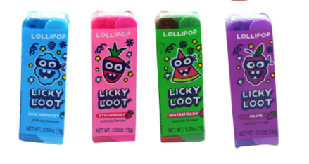 Licky Loot Lollipop 1ct