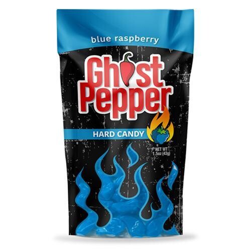 Ghost Pepper Blue Rasp Hard Candy 1.3oz
