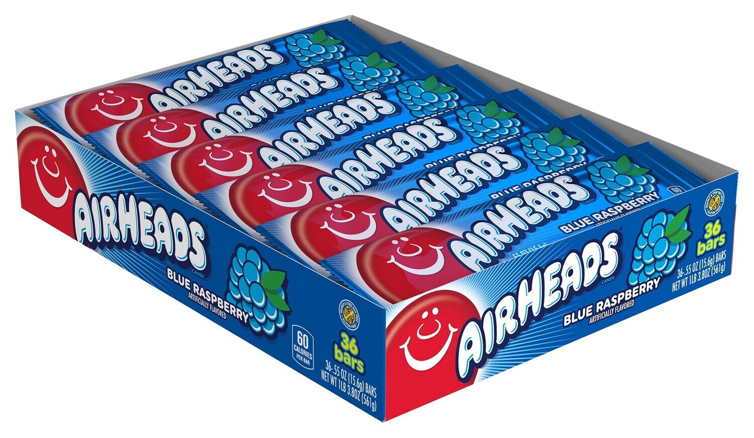 Air Heads Blue Raspberry 36ct