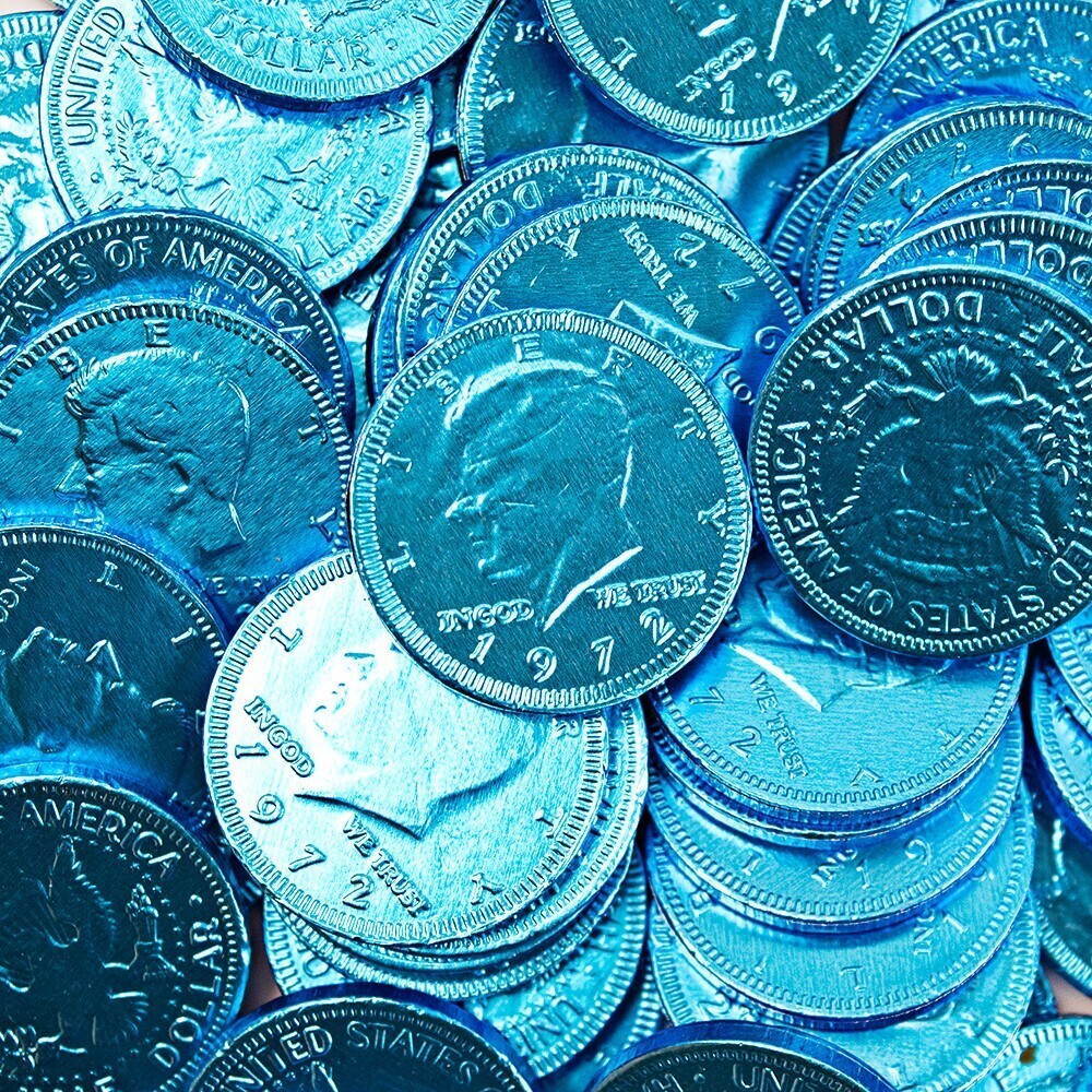 Blue Coins 90ct