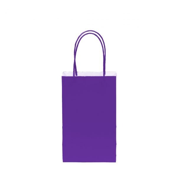 Kraft Bag Purple 12ct