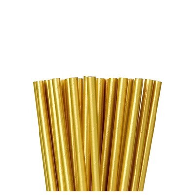 Paper Straw Gold 24ct