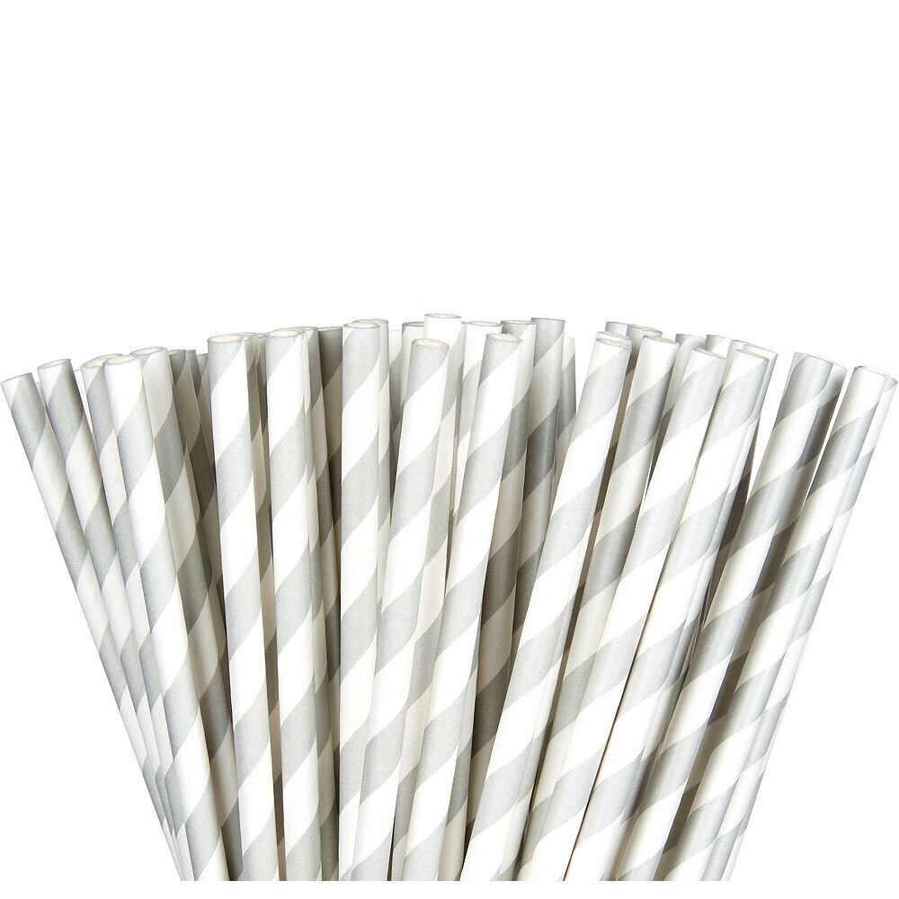 Paper Straw Silver 24ct