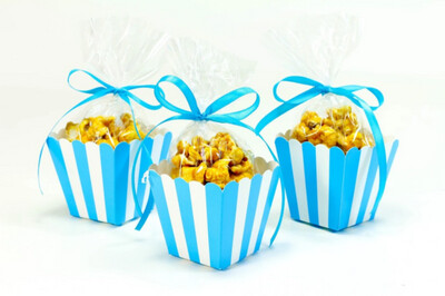 Popcorn Box Turquoise 10ct
