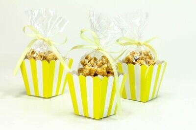 Popcorn Box Yellow 10ct
