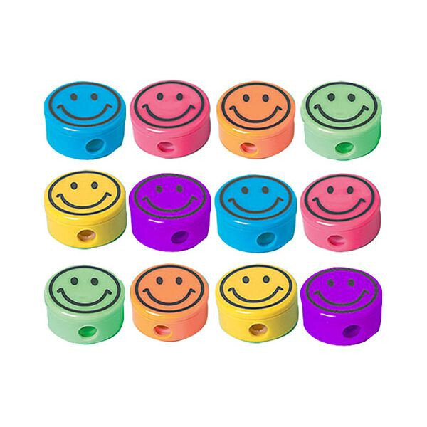 Smile Pencil Sharpeners 12ct