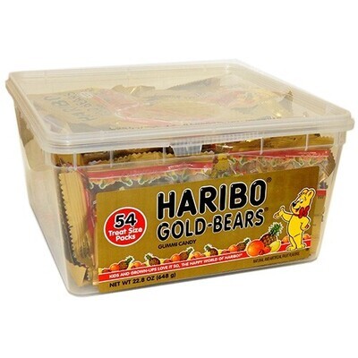 Haribo Gold Bears Snack Size 54ct