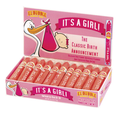 It's A Girl Cigar Box 36ct