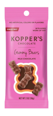 Koppers Chocolate Gummy Bears 2oz