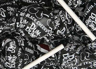 Dum Dums Black Cherry 75ct