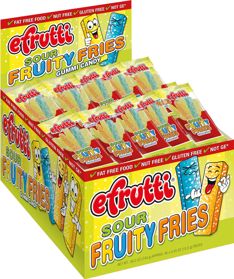 eFrutti Sour Fruity Fries 48ct