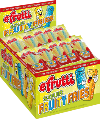 eFrutti Sour Fruity Fries 48ct