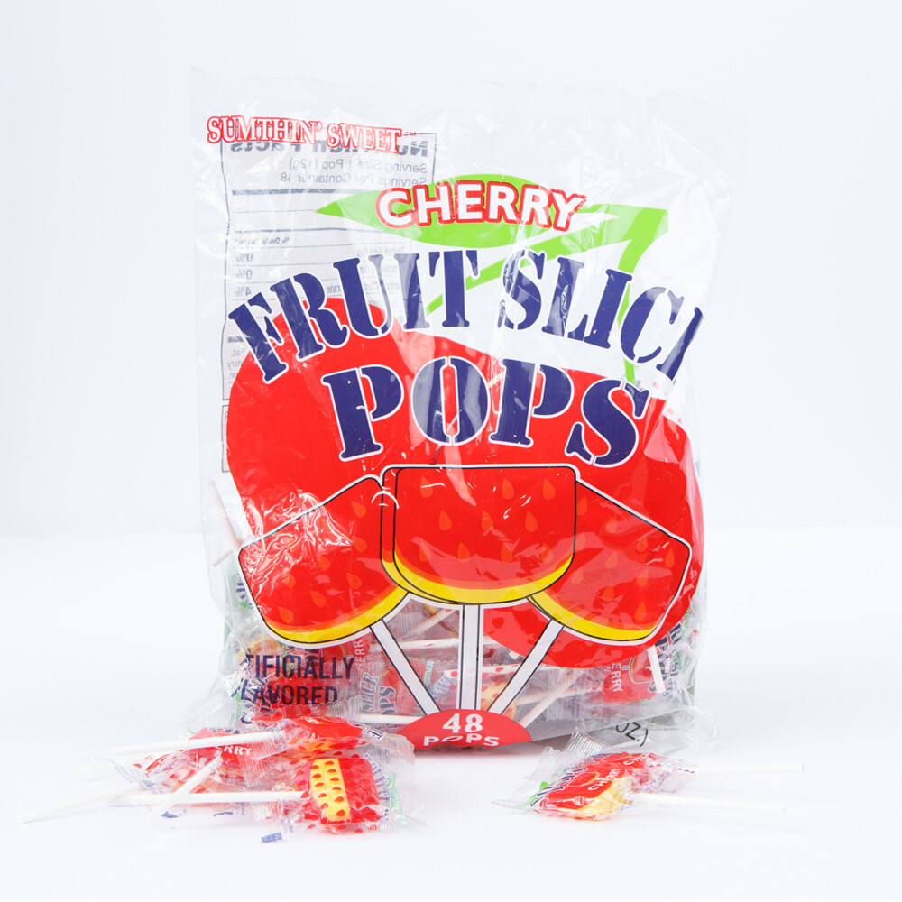 Fruit Slice Pop Cherry 48ct