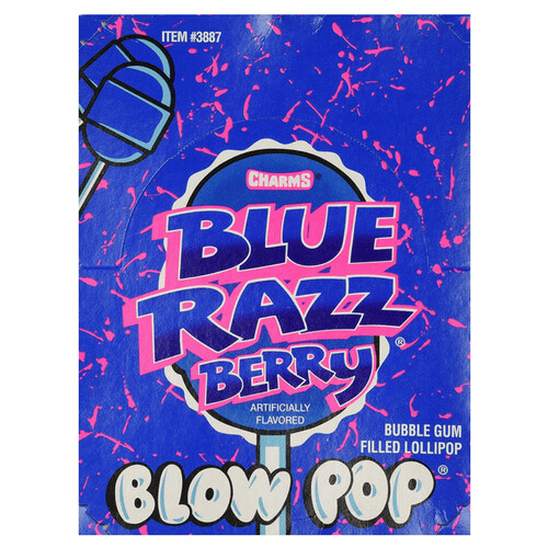 Blow Pop Blue Razz 48ct