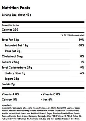Chocolate Rocks Purple 1.25lb