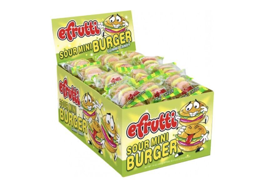 eFrutti Sour Gummy Burger 60ct