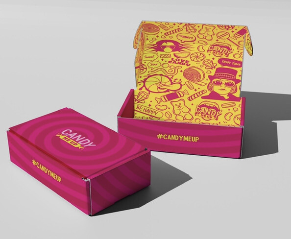 CandyMeUp Branded Shipping Box