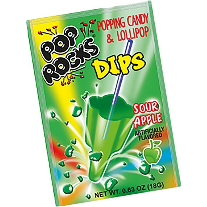 Pop Rocks Dips Apple 1ct