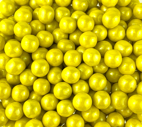 Sixlets Shimmer Yellow 2lb
