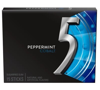 5 Gum Peppermint 15pc