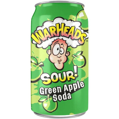 Warheads Soda Green Apple 12 oz