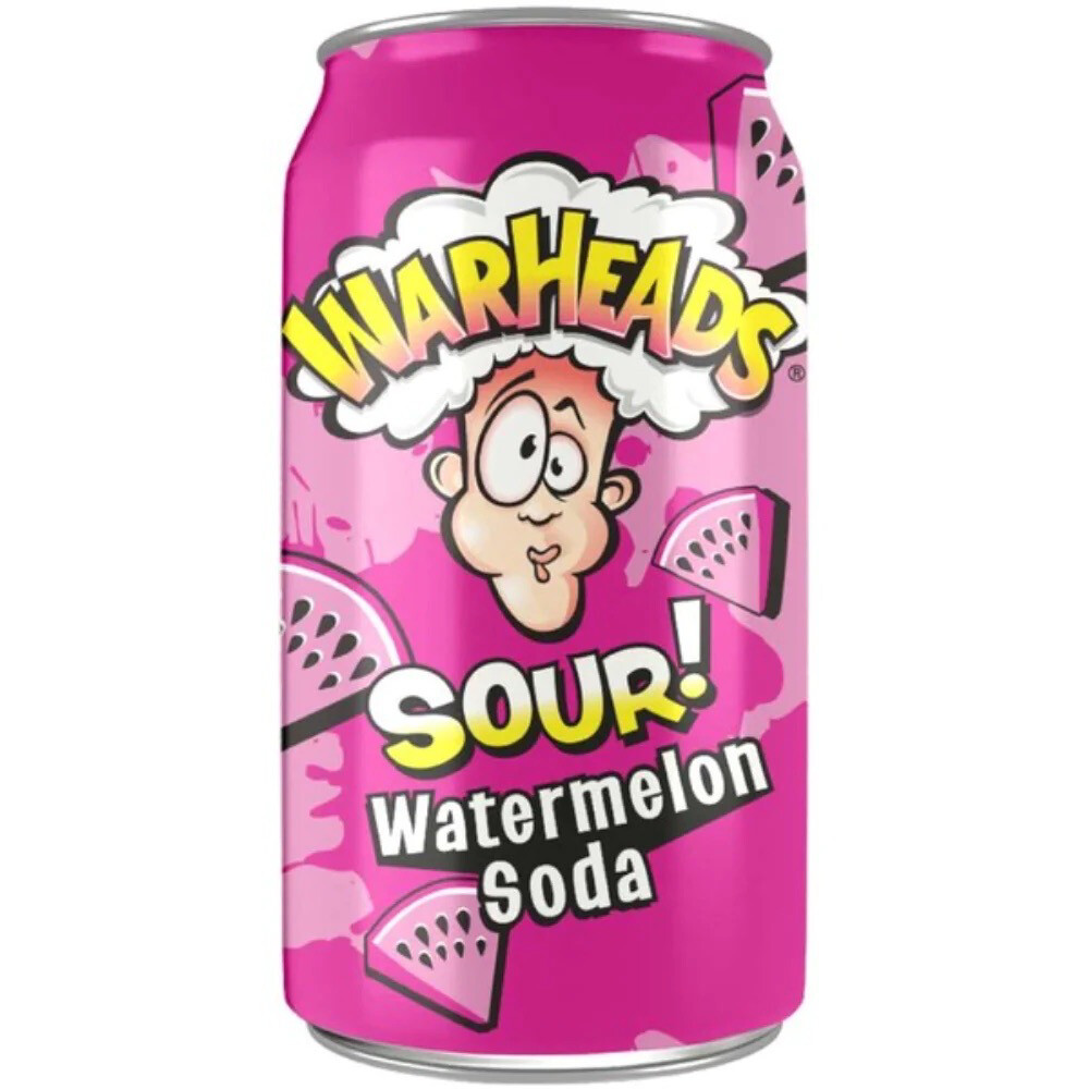 Warheads Soda Watermelon 12 oz