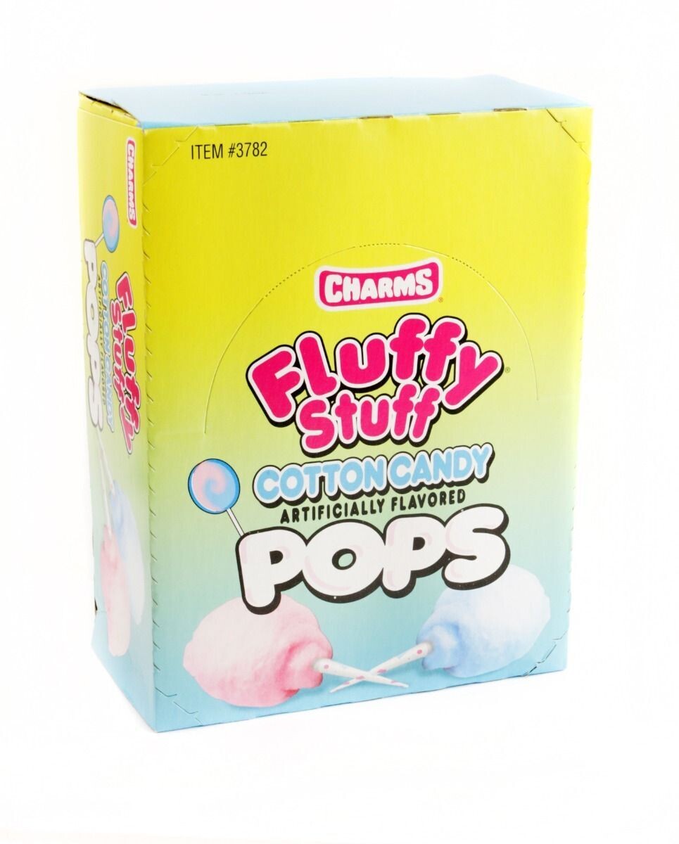 Charms Fluffy Stuff Cotton Candy 48ct