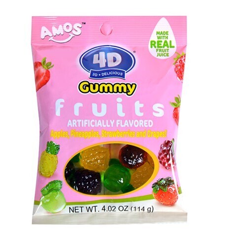 4D Gummy Fruits 4.02oz