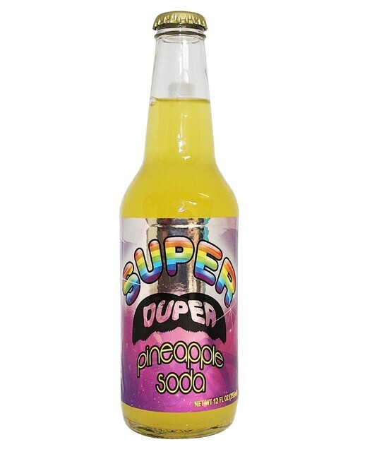 Super Duper Pineapple Soda 12 Fl oz