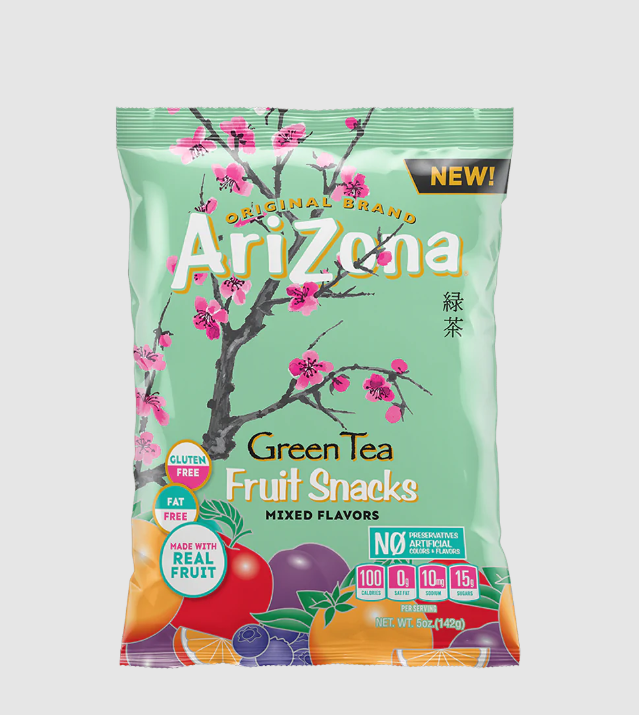 Arizona Fruit Snacks Green Tea 5oz