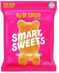 SmartSweets Fruity Gummy Bears 1.8oz