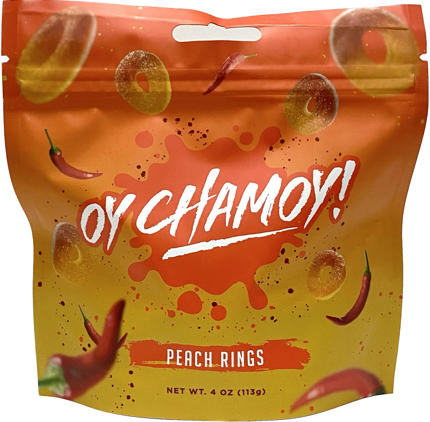 Oy Chamoy Peach Rings 4oz