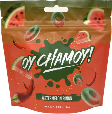 Oy Chamoy Watermelon Rings 4oz