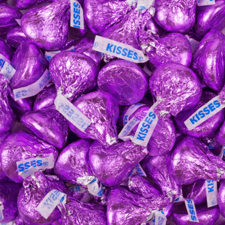Hershey Kisses Purple 4.2lb