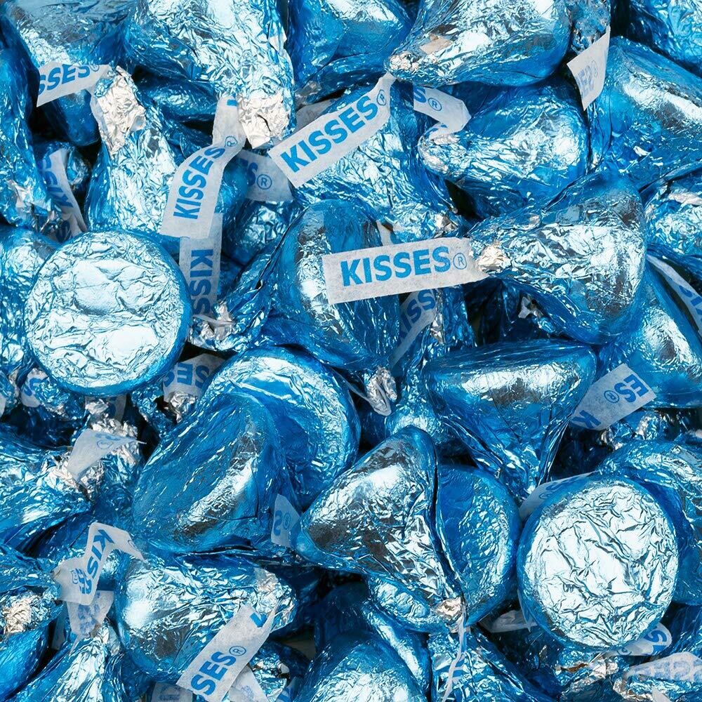 Hershey Kisses Light Blue 4.2lb